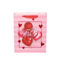 Sac fourre-tout blanc pour la Saint-Valentin avec poignée Flexiloop et impression offset