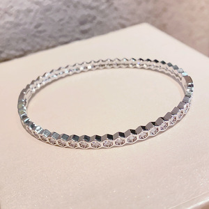 <b>Copper</b> Alloy Hexagon <b>Bracelet</b> Micro Insert Zircon Women's Jewelry Gift - Product Image 2