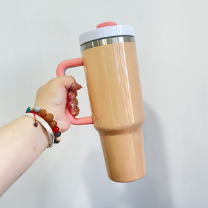 Tự làm chân không cách nhiệt du lịch cà phê Mug trống thăng hoa 40oz màu Tumbler với nắp và rơm chân không cách nhiệt cắm trại cup - Product Image 4
