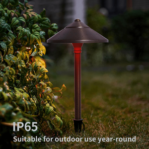 Gouly <span class=keywords><strong>LED</strong></span> RGBW Brass nấm cảnh quan ánh sáng 3 Wát 24V IP65 wifi thông minh app điều khiển cho ngoài trời Vườn Pathway chiếu sáng trang trí - Product Image 5