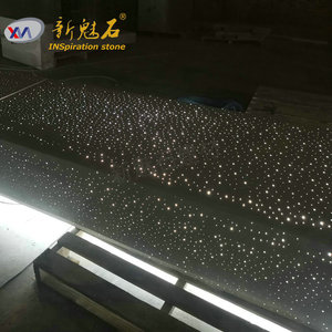 Nuevo Banco de Piedra Artificial con Diseño de Cielo Estrellado, 1200x600x500mm, Iluminado, Decorativo para Parques al Aire Libre - Product Image 3