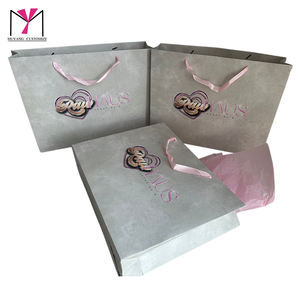 MuYang Custom logo Luxury White Handbag for Hair and Household Products Packaging - Product Image 5