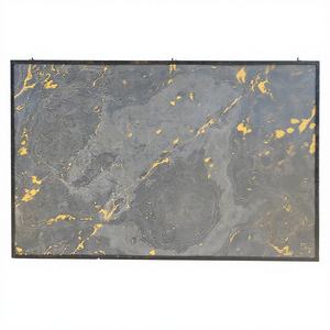 Paneles de Revestimiento de Pared de Piedra de Pizarra Pulida Negra Dorada GRIN STONE K, Revestimiento Decorativo Premium para Interiores y Exteriores de Lujo - Product Image 6