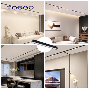 18W Dimmable ultra fino Magnetic Track Light LED Spotlight Cob com Square Anti-Glare para <span class=keywords><strong>2</strong></span> fios de iluminação de trilha magnética - Product Image 6