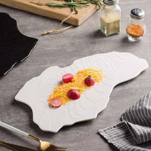 Plato <span class=keywords><strong>de</strong></span> Porcelana <span class=keywords><strong>de</strong></span> Lujo <span class=keywords><strong>para</strong></span> Bistec, Diseño Creativo y Único, Ecológico, Vajilla Occidental <span class=keywords><strong>para</strong></span> Restaurante - Product Image 1