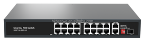 Precio de Fábrica OEM, Switch PoE Gigabit No Administrado de 4/8/16/24 Puertos, 10/100/1000Mbps, IEEE802.3af/at, 30W, Garantía de 12 Meses - Product Image 4