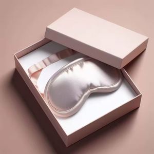 Masque de luxe 100% soie pure avec sangle élastique, technique de tricotage, confortable pour dormir, à la maison ou en voyage, prix abordable, fournitures pour la santé des yeux - Product Image 3