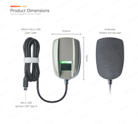 Escáner de Huellas Dactilares Óptico HF4000 de HFSecurity, Escáner de Huellas Dactilares HF4000
