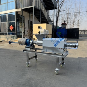 斜角斜筛牛粪污泥脱水机离心固液分离机发动机不锈钢 - Product Image 3