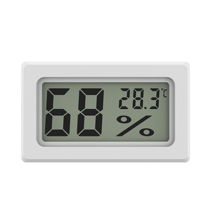 Mini medidor inalámbrico de temperatura y humedad Pantalla digital integrada para el cuidado de mascotas de escalada en interiores y exteriores con interruptor CF - Product Image 5