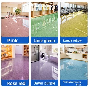 Pintura Epoxi Autonivelante de Color Arena, Resistente al Agua, para Pisos de Resina de Mármol, Revestimiento Líquido para Garajes y Almacenes - Product Image 6