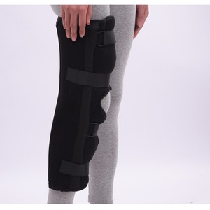 Soporte ajustable para fijación de la articulación de la rodilla con placa de acero, cinturón de fijación para rehabilitación de la articulación de la rodilla, esguince de rodilla y miembros inferiores - Product Image 4