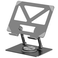 Support de tablette pliable à double réglage, support stable pour tablette de bureau, accessoires pour tablettes et téléphones mobiles