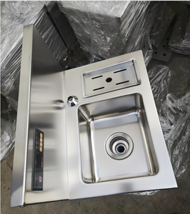 Évier de lavage des mains en acier inoxydable ZBHT avec stérilisateur de couteaux et autres outils <span class=keywords><strong>pour</strong></span> ligne d'abattage et usine de transformation de viande - Product Image 5