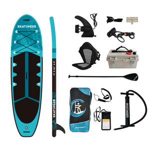 Tabla de Paddle Surf Hinchable de 11' para Mayoristas, Verde, para Uso en Lagos y Ríos, con Quilla, Remo, Correa, Bolsa y Bomba 1 - Product Image 4