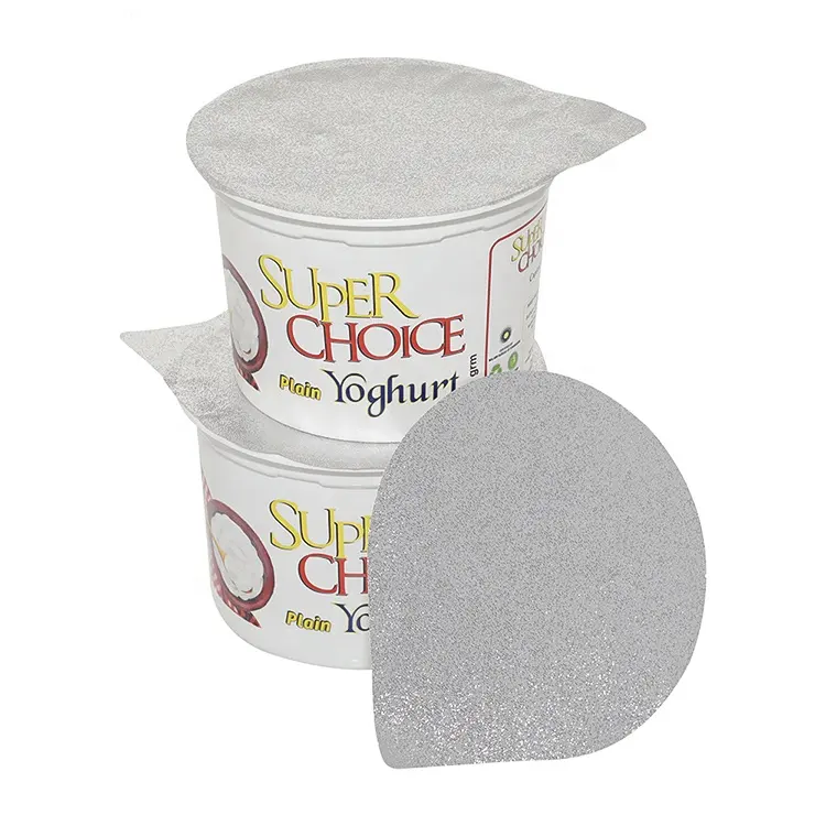 38 Micron Lage Hoeveelheid Gestanst Yoghurt Verpakking Aluminiumfolie Afdichting Deksels