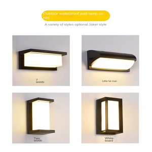 Applique murale d'extérieur LED moderne et minimaliste, étanche à l'humidité, pour jardin, hôtel, terrasse et cour (acrylique) - Product Image 5