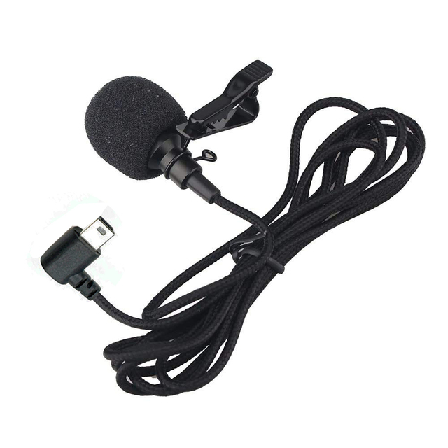 Mini USB 10Pin External Microphone Clip on Mic Lapel Lavalier Microphone for SJ6/SJ7/SJ360 Sports Camera