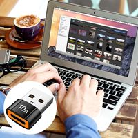Adaptor Daya USB 3.0 Tipe C Hub OTG dengan Konektor Pria untuk Ponsel, Output AC, Baru, Bahan Tahan Api