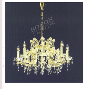 Luminaire suspendu personnalisé créatif pour intérieur, petit hall d'entrée, hôtel, villa, attique, à hauteur réglable, avec clip en verre - Product Image 2