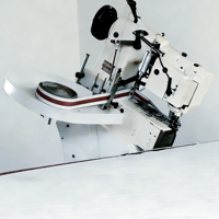 Machine à coudre les bords de matelas à point de chaînette sans navette haute efficacité, épaisseur de couture 20-320 mm, table de travail 1800*2000 mm