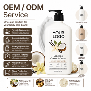 Lotion corporelle hydratante et nourrissante au beurre de karité, formule vanille et noix de coco, pour une peau souple, lisse et rafraîchie, tenue 48h, la plus vendue (OEM) - Product Image 3