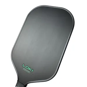 Superfície de carbono loki com alta aderência e spin usapa aprovada de fibra de carbono pickleball paddles