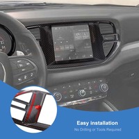 Autocollants décoratifs pour le panneau de commande central de navigation pour Dodge Durango 2022 et plus, accessoires de voiture en ABS