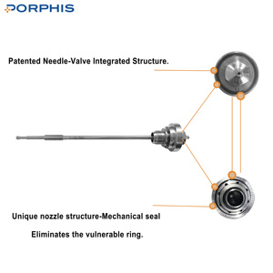 PORPHIS PHS-155 <span class=keywords><strong>Pistola</strong></span> de Pintura Automotriz de Alta Calidad para <span class=keywords><strong>Pintar</strong></span> Automóviles, Boquilla de 1.3/1.6/1.8 mm, <span class=keywords><strong>Pistola</strong></span> de Aire Profesional para <span class=keywords><strong>Pintar</strong></span> - Product Image 2