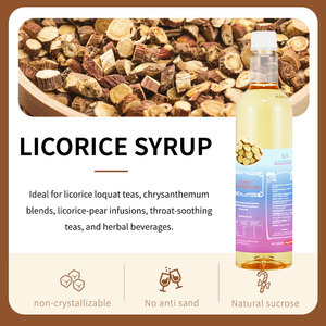 Jarabe líquido con Base de azúcar de caña 100%, sabor a regaliz Natural para té de burbujas, café, bebidas de hierbas, postres, caja de botellas, fabricante - Product Image 2