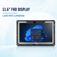 Nouvelle tablette industrielle robuste Intel Getac F110, étanche à l'eau et à la poussière IP66, Windows 10 Pro, garantie de 3 ans pour la construction