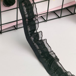 Bande élastique à double couche avec dentelle Xinying de 2,5 cm pour la décoration de vêtements - Product Image 2