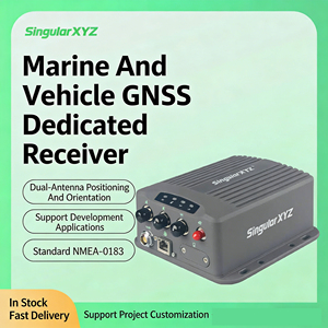 Station de base Ntrip GNSS à double antenne SingularXYZ SV100 pour la navigation de véhicules et le contrôle mécanique - Product Image 3