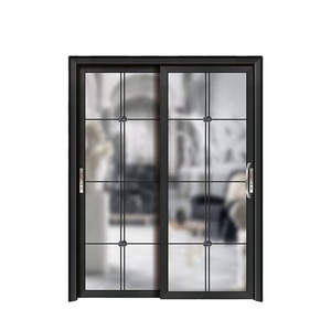 Aluminium Schuifdeuren Partitie Glazen Deur Handvat Voor Huizen Entree <span class=keywords><strong>Patio</strong></span> Moderne Ontwerp Afdichting Profiel Voor Deuren En Ramen