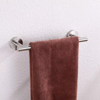 Ensemble d'accessoires sanitaires modernes et minimalistes en acier inoxydable, support mural pour salle de bain, hôtel, appartement