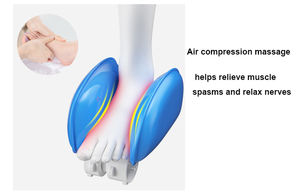 Электрический массажер для ног и икр с шиацу, функцией подогрева, разминания, воздушно-компрессионного массажа и роликовым массажером для стоп - Product Image 4