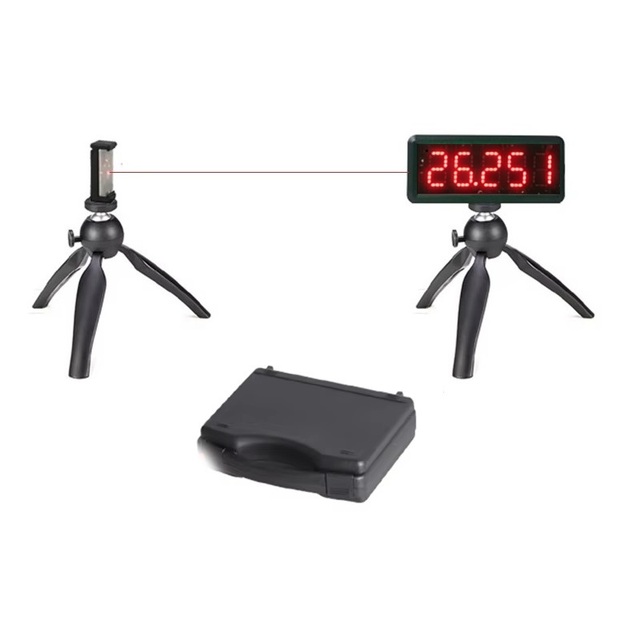 GANXIN PE Test 40/60 Yard 50m Multi-stage Shuttle Run Sprints Timer 5-10-5 Agility Drill Laps Timing Gates Wireless Laser Timer