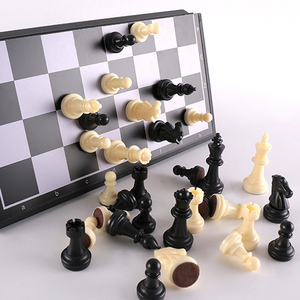 Set di <span class=keywords><strong>Scacchi</strong></span> Magnetico Portatile e Pieghevole con Scatola <span class=keywords><strong>per</strong></span> Bambini e <span class=keywords><strong>Principianti</strong></span>, Giochi da Tavolo <span class=keywords><strong>per</strong></span> Interni - Product Image 1