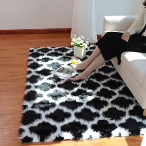 Alfombra central nórdica de estilo moderno personalizada, alfombras y alfombras para sala de estar, alfombra rectangular - Product Image 2