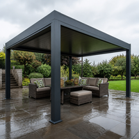 Pergola de jardin Jiake avec toit à lames motorisées en aluminium pour jardin, patio, CE SGS, vente en gros, usine