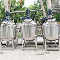 Sipuxin-Agitateur Automatique Scellé Haute Efficacité 600L pour Savon Liquide, Shampooing, Crème Glacée, Chocolat, Deux