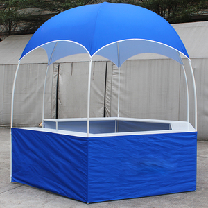 Mạnh mẽ tán gazebo yurt Lều tròn tùy chỉnh mái vòm marquee tùy chỉnh Tán lều thực phẩm tùy chỉnh Lều tán với khung - Product Image 5