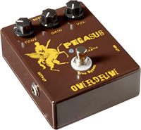 Pédale d'effets de guitare Caline CP-43 Pegasus Overdrive, simulation Klon Centaur, alliage d'aluminium marron