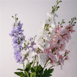 Wholesale Artificial Delphinium Flowers Realistic Faux <strong>Larkspur</strong> for Wedding &amp; Home Decor Bulk Order - Product Image 2