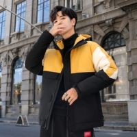 Veste d'hiver pour homme, doudoune épaisse et chaude à capuche, coupe-vent, vêtement de mode pour l'extérieur