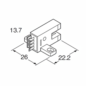 Pour PANASONIC petit produit de PM-T54 optique micro capteur photoélectrique en forme de U - Product Image 1