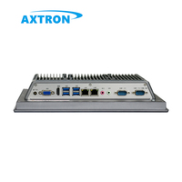 Panel PC Industrial Táctil de 12 Pulgadas Sin Ventilador con Windows y Linux Integrado, Compatible con I3, I5, I7 de 10ª y 11ª Generación, Accesorio de Computación Industrial en Stock