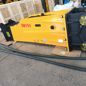 Marteau hydraulique d'excavatrice <span class=keywords><strong>TADA</strong></span> 45-55 tonnes, modèle SB151 d'origine, compatible avec les excavatrices E352, EC500, PC500, SB151, R550, ZX490 - Product Image 6