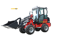 Mini Cargadora de Ruedas CASEREM 4WD Nueva de 18.2kW con Motor Diésel Eaton, Sistema Hidráulico Euro5, 1 Año de Garantía, Capacidad de Cucharón de 0.6m, Compacta