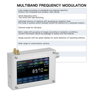 ATS-Decoder <span class=keywords><strong>Mega</strong></span> SDR <span class=keywords><strong>Radio</strong></span> Receiver AM <span class=keywords><strong>FM</strong></span> SYNC SSB CW DIGI Receptor Versión mejorada de ATS25 Max-Decoder con pantalla a color de 4" - Product Image 4